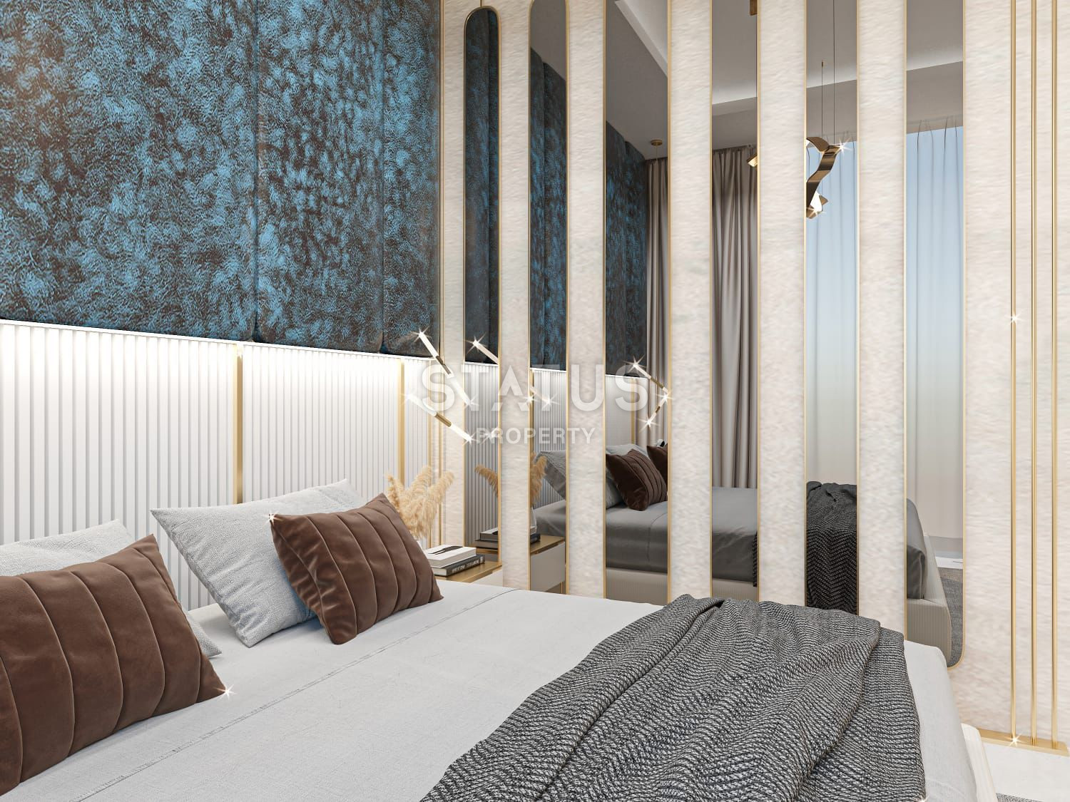 Новый проект на котловане от ведущей строительной компании в 3 минутах от пляжа. Квартиры 55 – 161 м2. Оба, Алания. фото 44