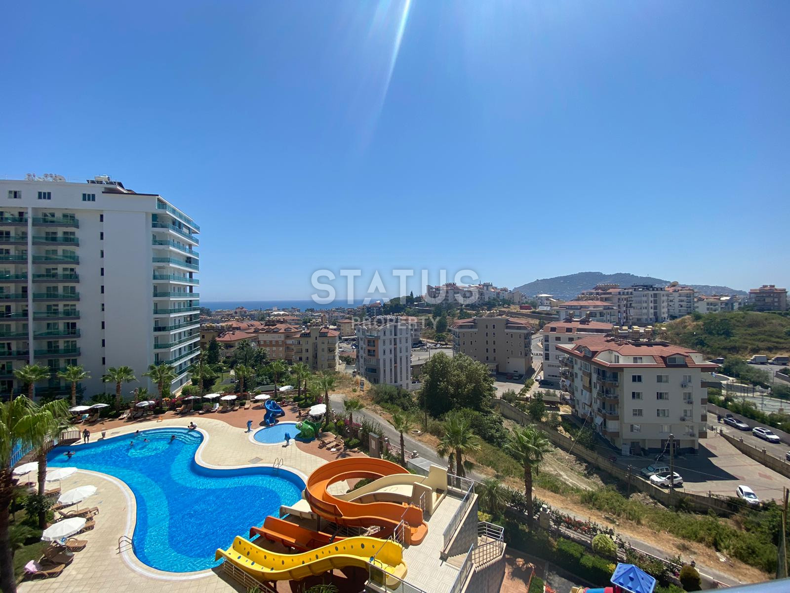 Большие апартаменты 1+1 с панорамой на море, 80 м2. Джикджилли, Алания. фото 25