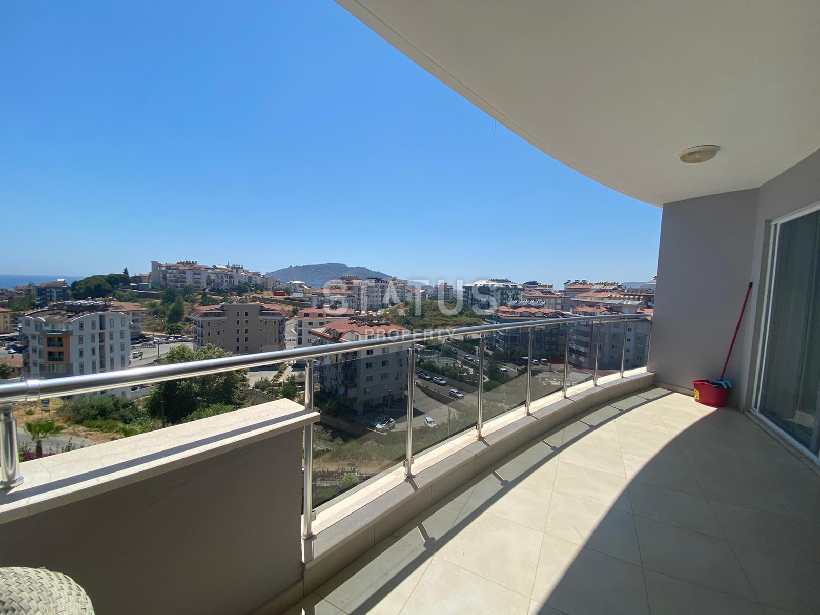 Большие апартаменты 1+1 с панорамой на море, 80 м2. Джикджилли, Алания. фото 26