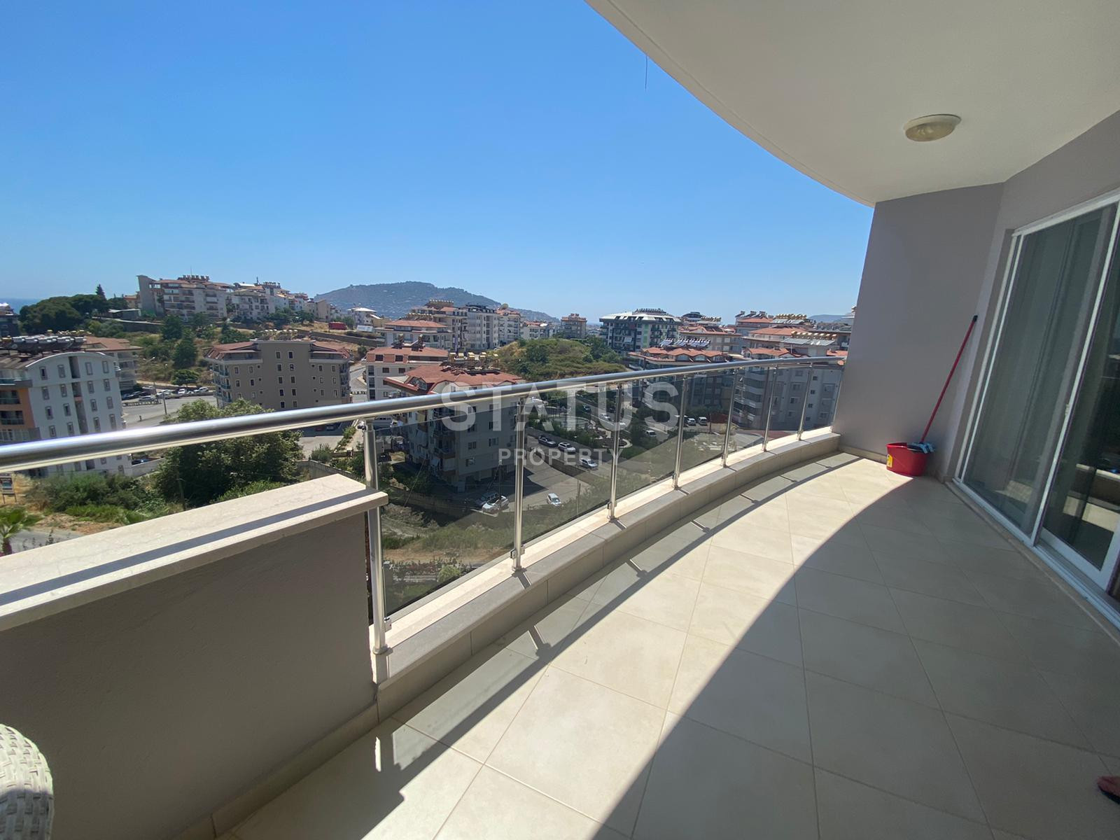 Большие апартаменты 1+1 с панорамой на море, 80 м2. Джикджилли, Алания. фото 27