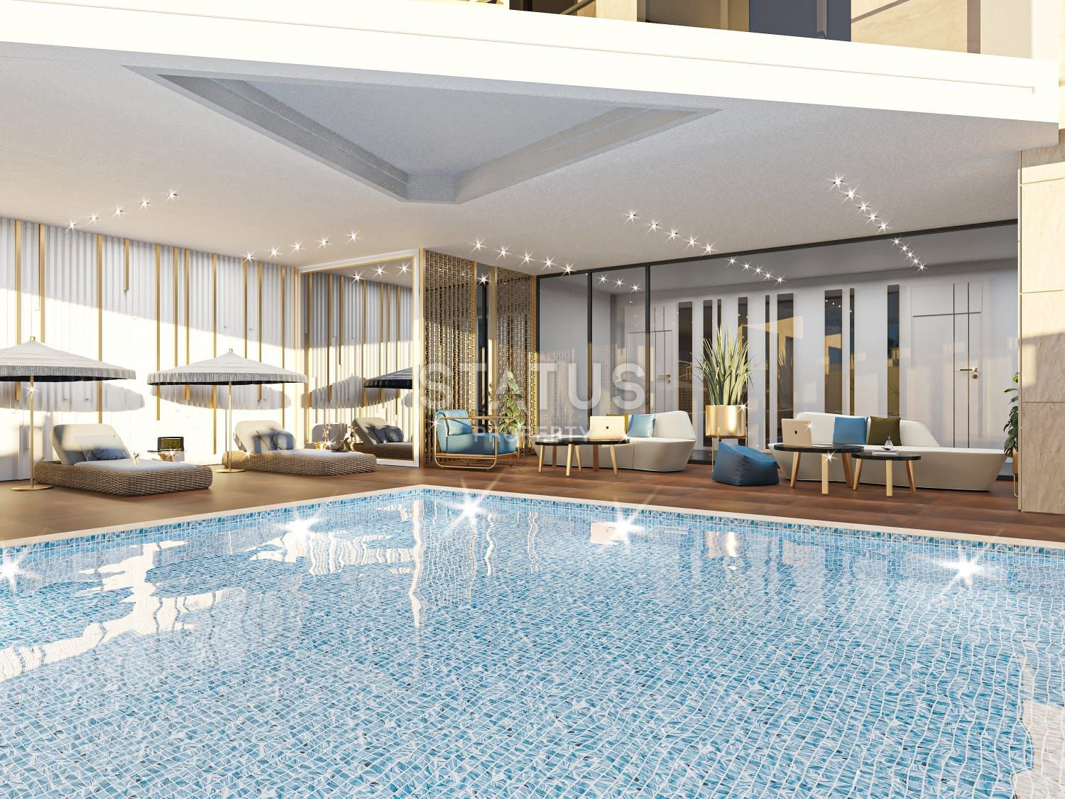 Новый проект на котловане от ведущей строительной компании в 3 минутах от пляжа. Квартиры 55 – 161 м2. Оба, Алания. фото 47