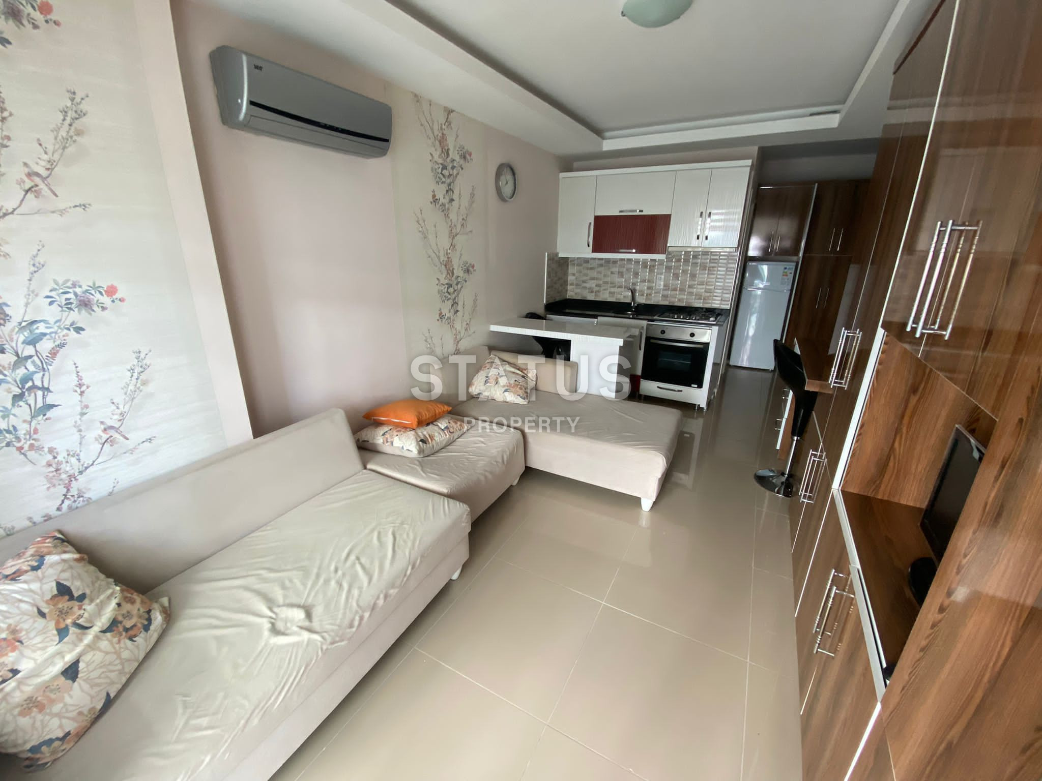 Furnished studio apartment in Mahmutlar, 38 m2 фото 4