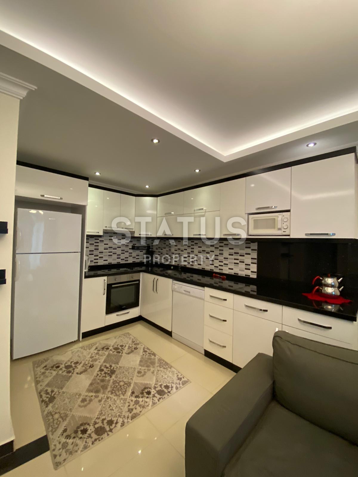 Квартира 1+1, в 250 метрах от моря в Махмутларе, 65 кв.м. фото 7