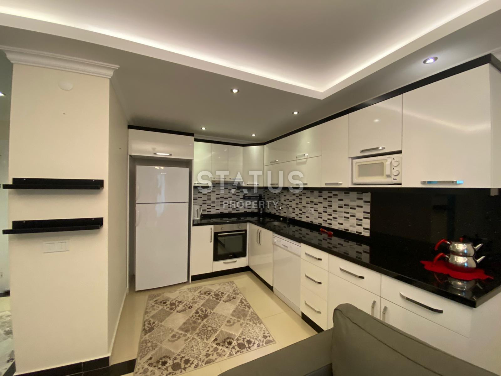 Квартира 1+1, в 250 метрах от моря в Махмутларе, 65 кв.м. фото 10