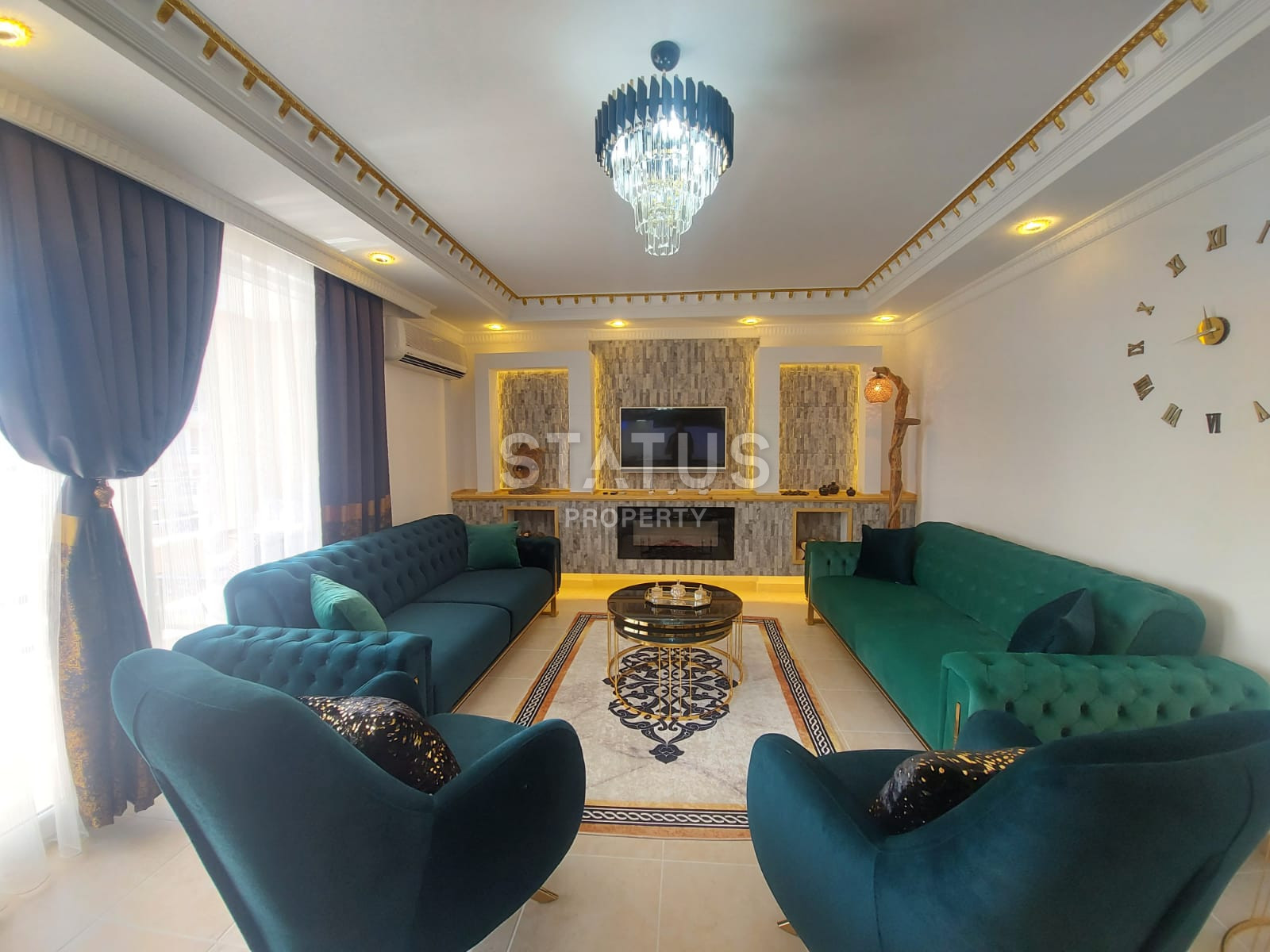 Трехкомнатная квартира с мебелью в Махмутлар, 125 м2 фото 1