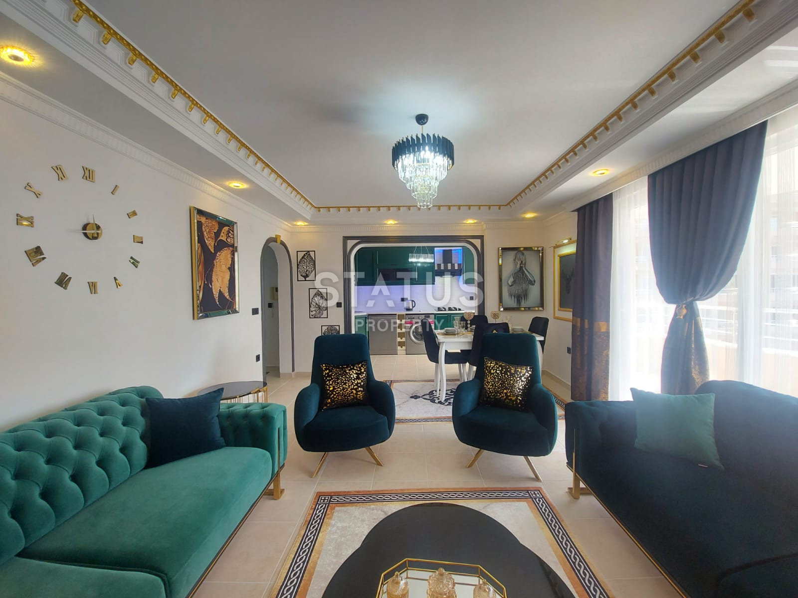 Трехкомнатная квартира с мебелью в Махмутлар, 125 м2 фото 2