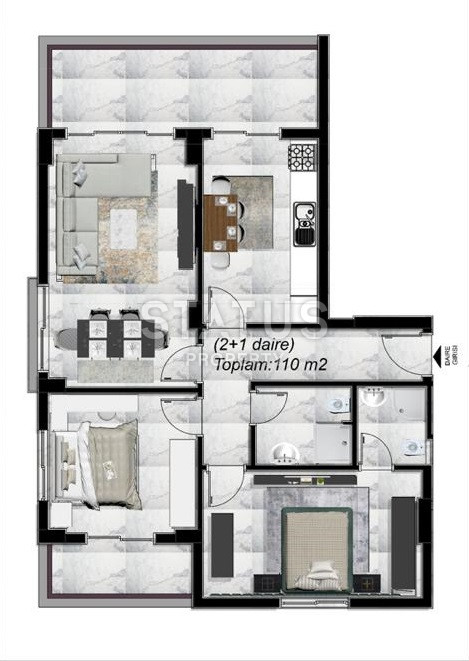 Готовый проект с различными планировками и по выгодным ценам! 55 – 220 м2 фото 26
