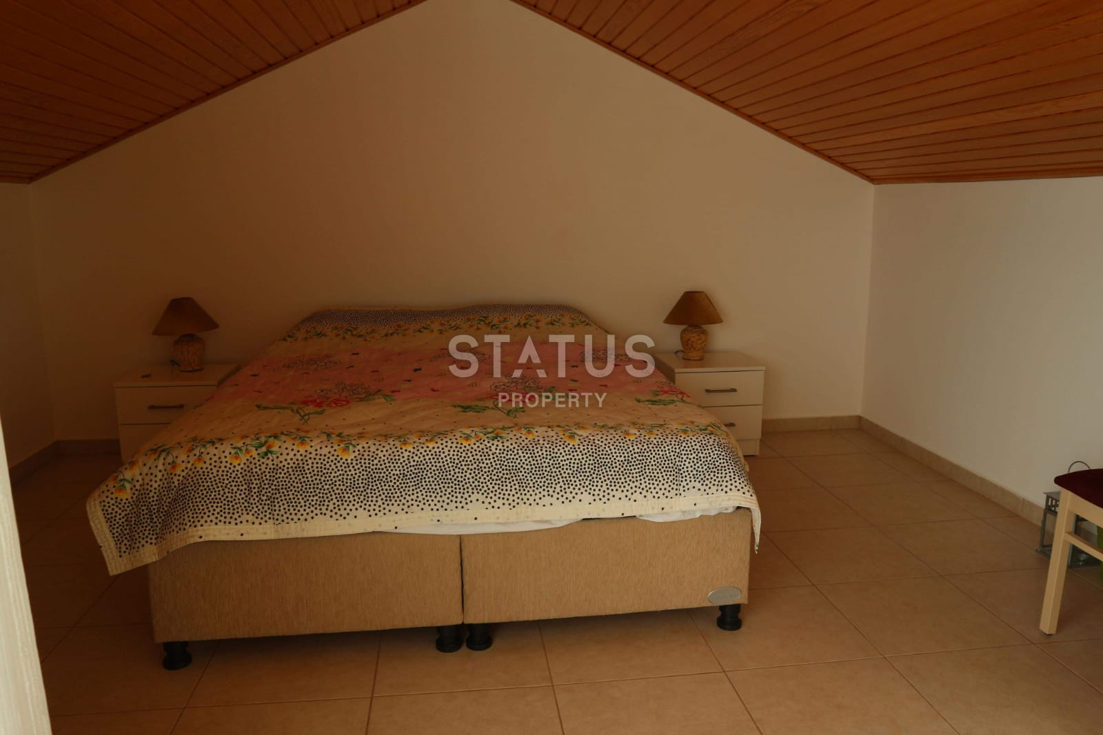 Villa 3+1 with a panorama of the sea, the fortress and the city, 220 m2. Center, Alanya. фото 14