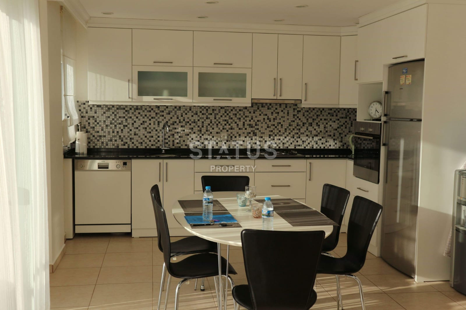 Villa 3+1 with a panorama of the sea, the fortress and the city, 220 m2. Center, Alanya. фото 15