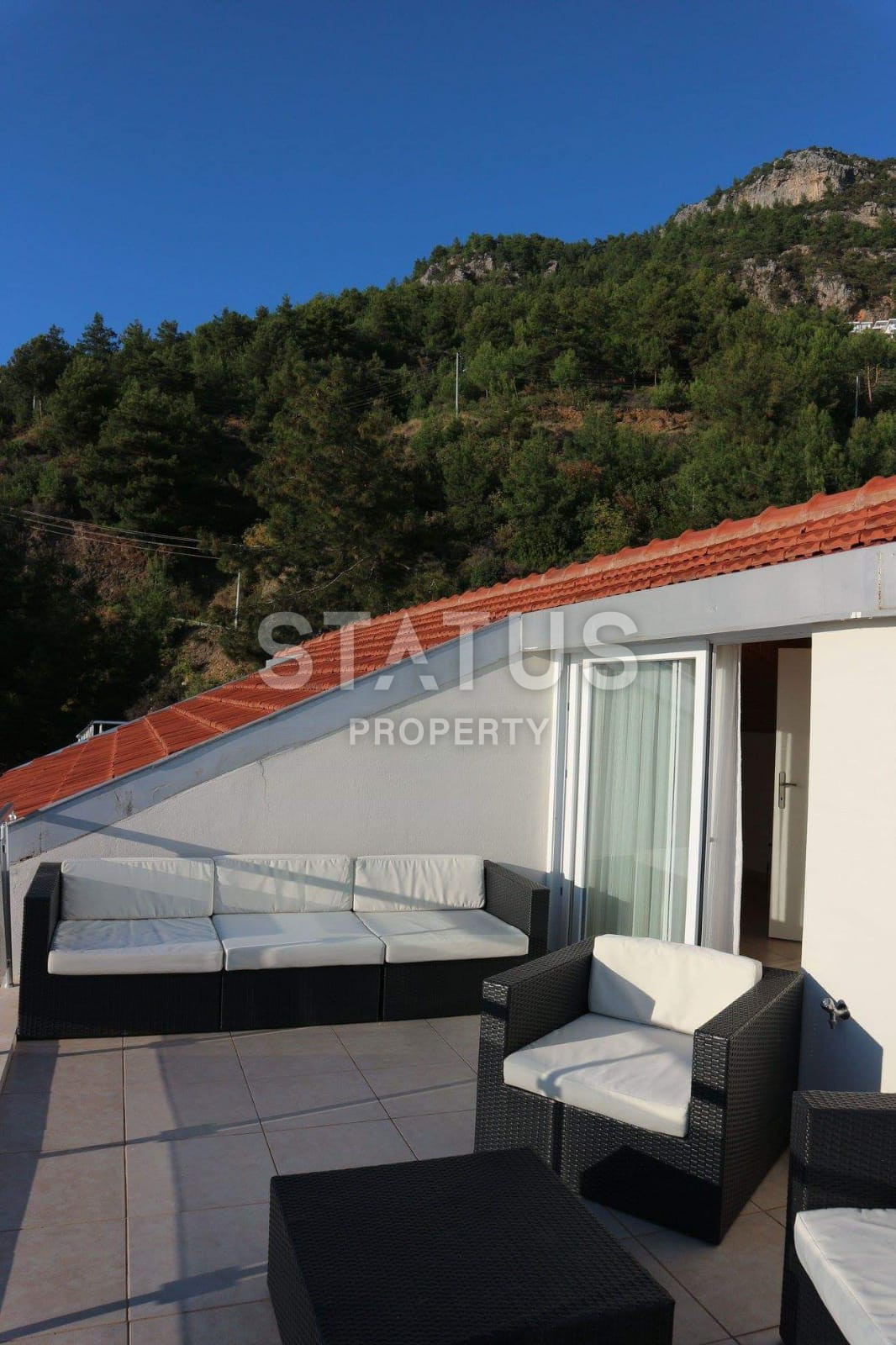 Villa 3+1 with a panorama of the sea, the fortress and the city, 220 m2. Center, Alanya. фото 18
