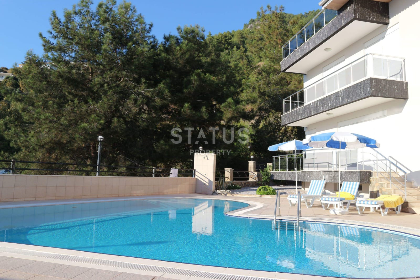 Villa 3+1 with a panorama of the sea, the fortress and the city, 220 m2. Center, Alanya. фото 29