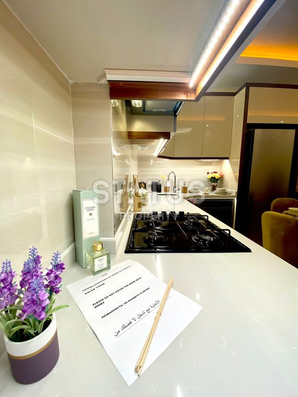 Две квартиры 1+1 в комплексе с отельной инфраструктурой в Махмутларе, 70 кв.м. фото 14