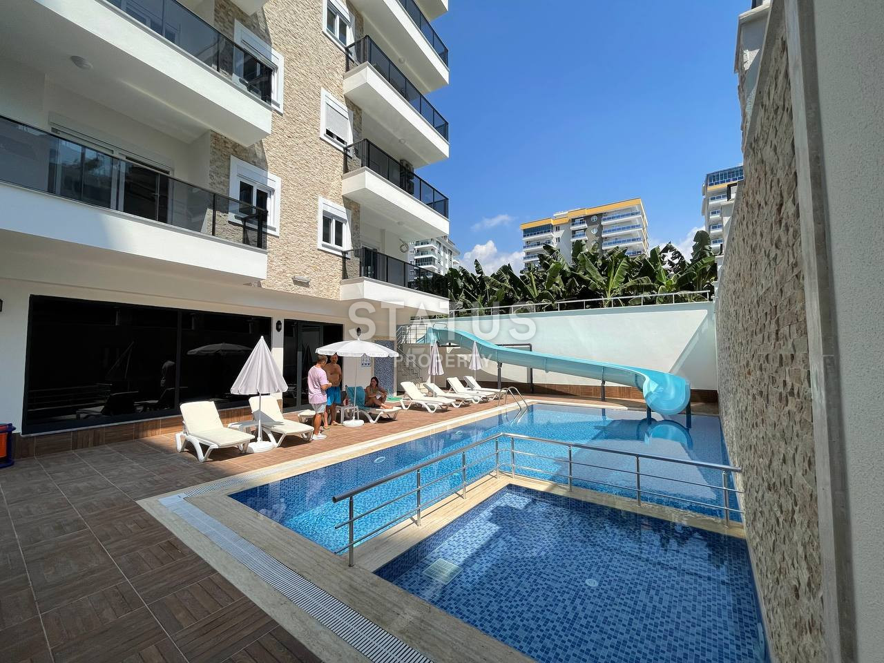 Апартаменты 1+1 в новом доме возле исторического города Наула в Махмутларе, 65 м2. фото 15