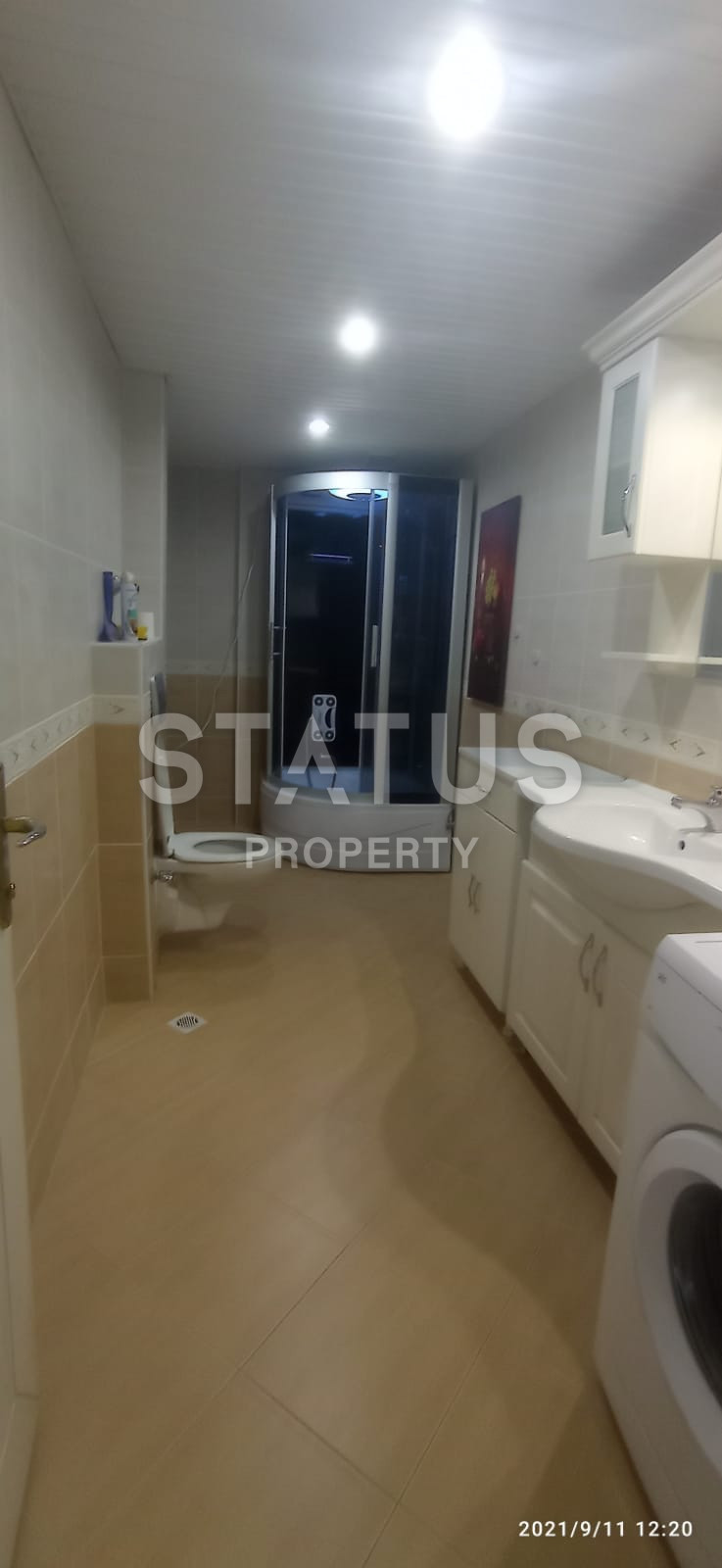 Просторная квартира 2+1, с видом на море в Махмутларе, 115 кв.м. фото 4