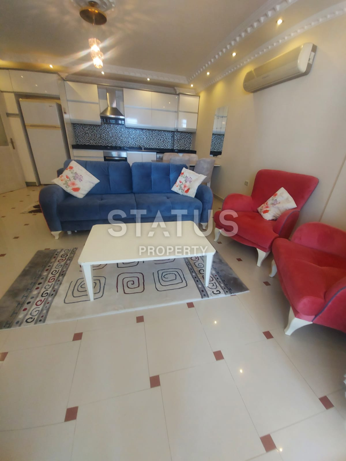 Просторная квартира 2+1, с видом на море в Махмутларе, 115 кв.м. фото 13