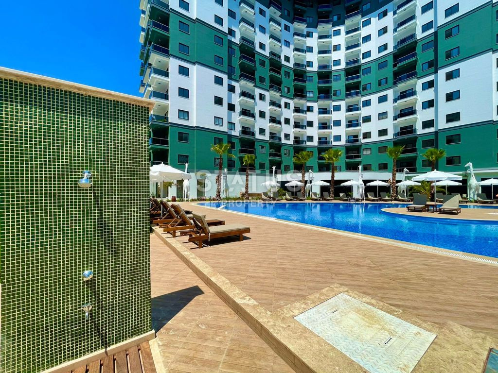 Квартира 1+1 в комплексе с отельной инфраструктурой в Махмутларе, 50 кв.м. фото 18