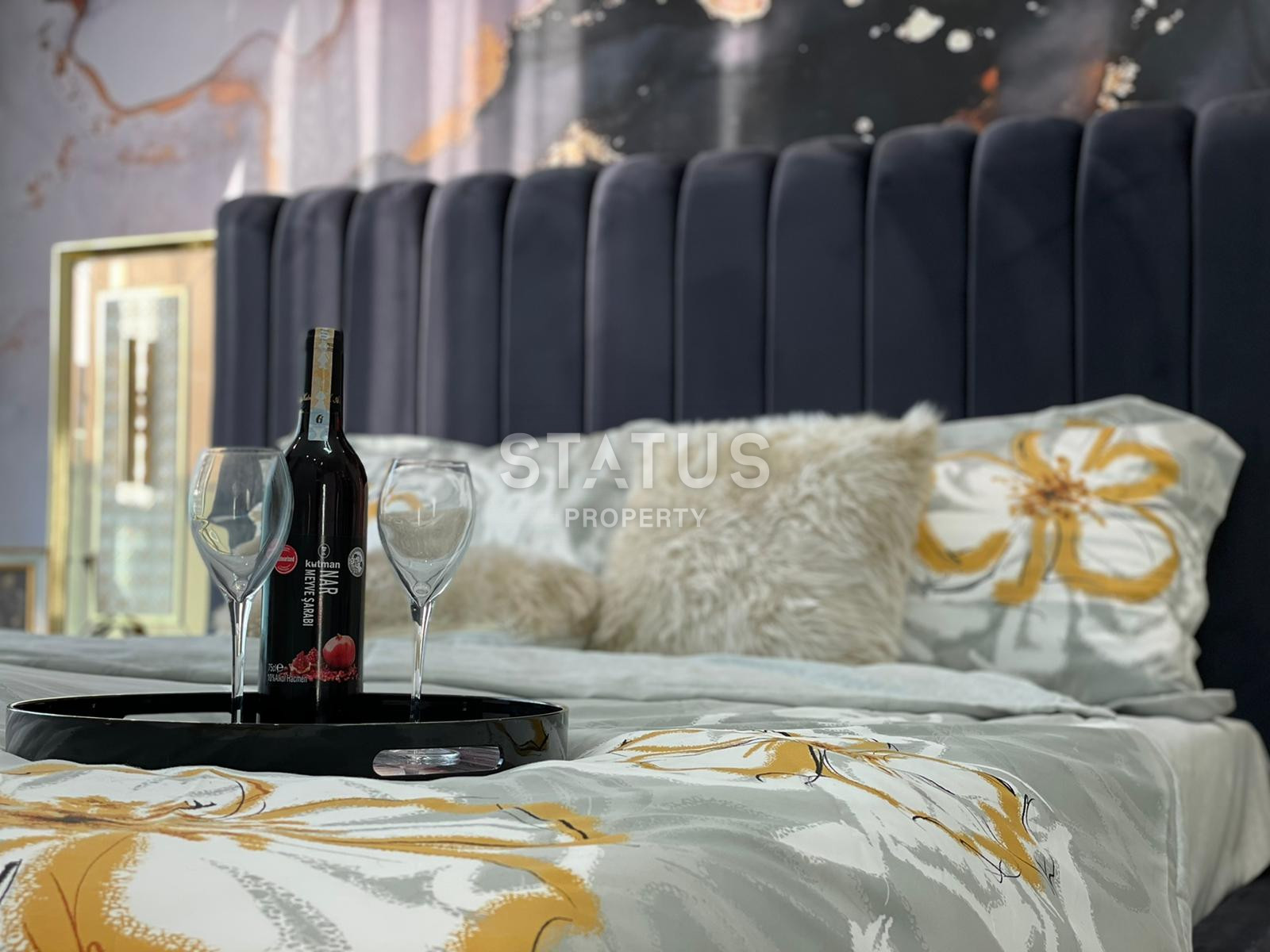 Квартира 2+1 с дизайнерским ремонтом и видом на море в Махмутларе, 105 кв.м. фото 3