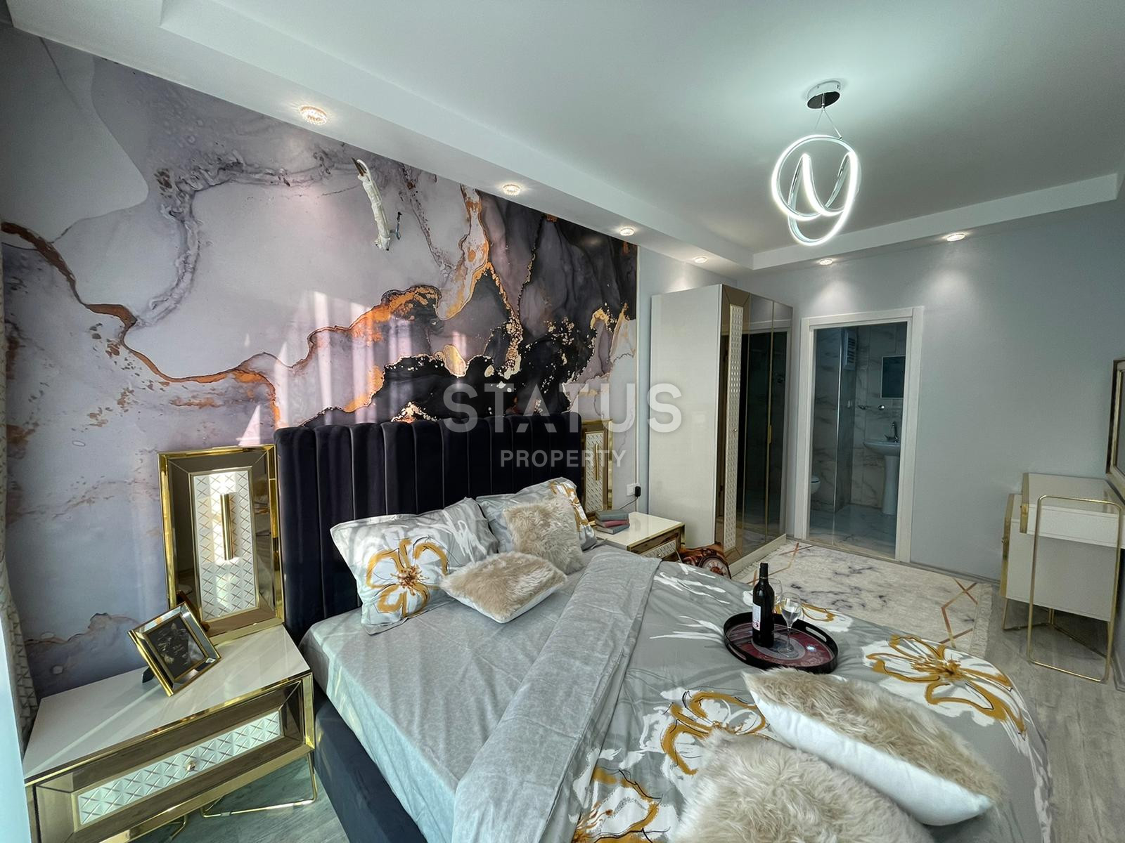 Квартира 2+1 с дизайнерским ремонтом и видом на море в Махмутларе, 105 кв.м. фото 21