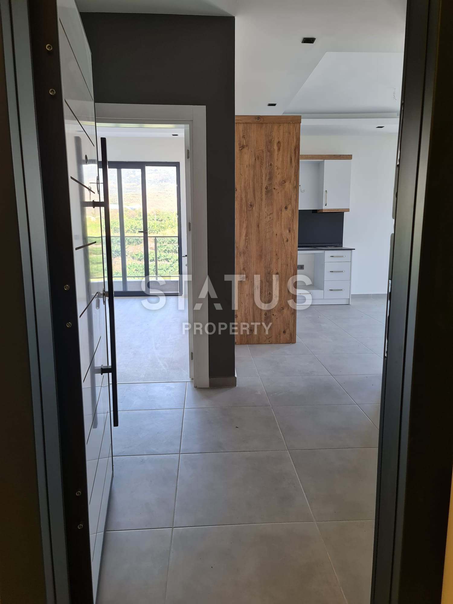 Большая квартира 1+1 в новом доме в Махмутларе, 70 м2 фото 11