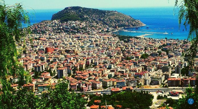 Участок под строительство 1228 м2 с панорамой на море и историческую крепость. Центр, Алания. фото 4