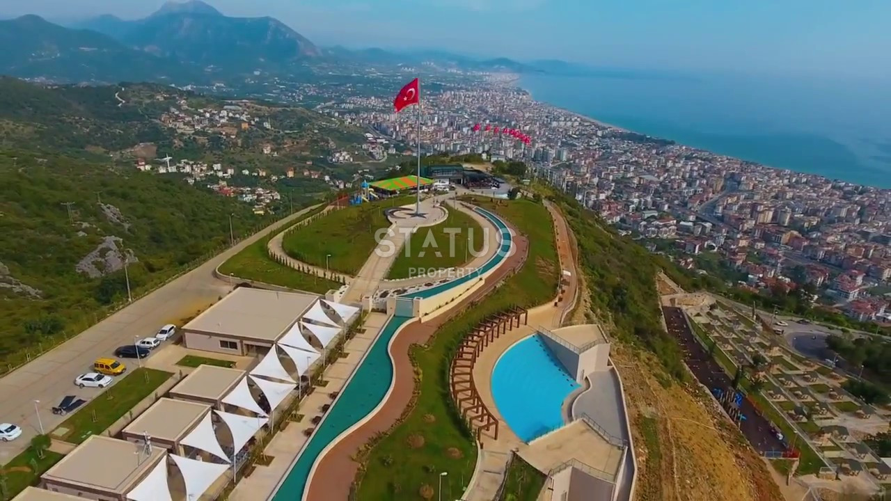Участок под строительство 1228 м2 с панорамой на море и историческую крепость. Центр, Алания. фото 5