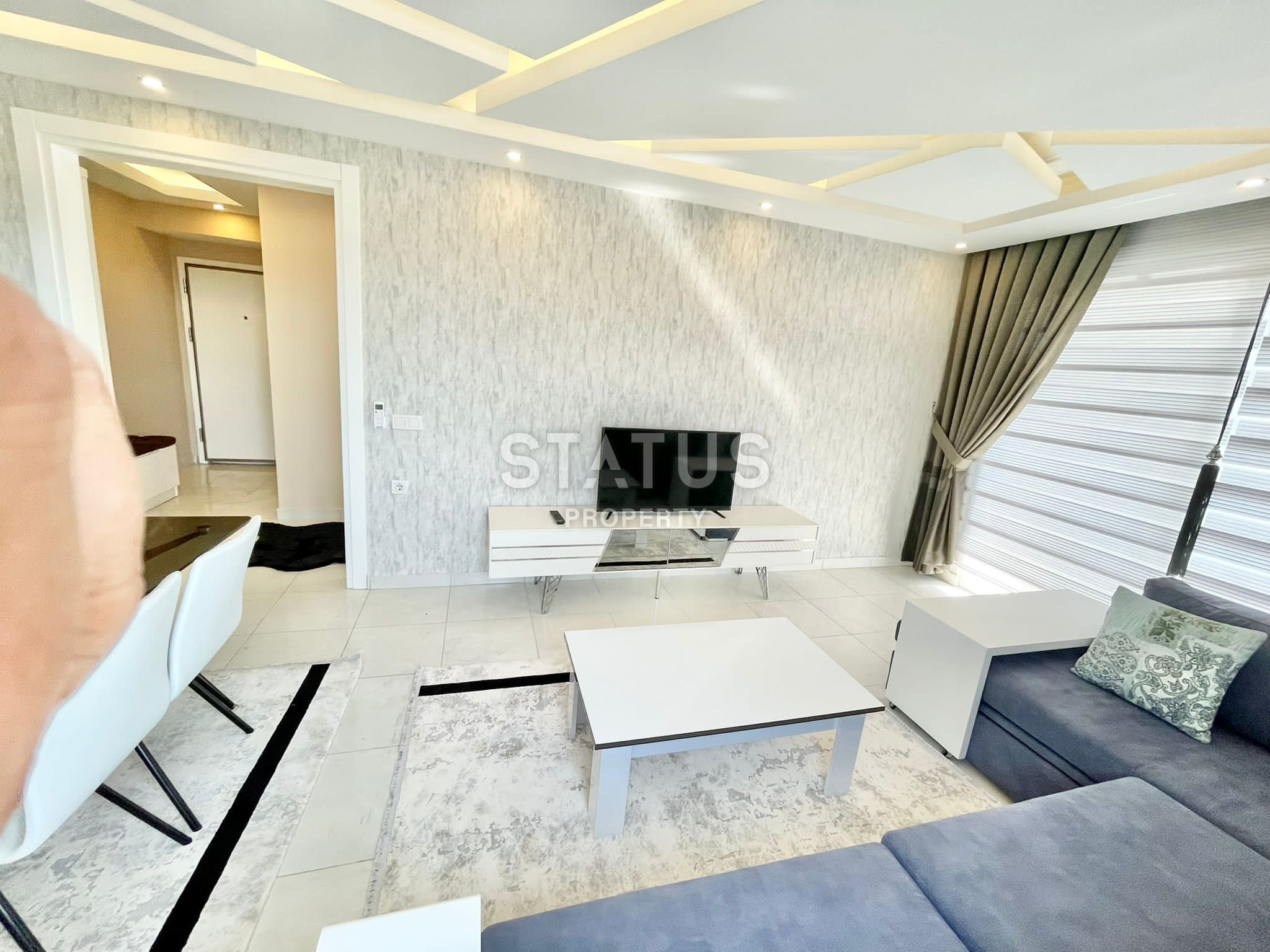 Comfortable apartment 1+1 with sea and mountain views, 65 m2 in Mahmutlar. фото 5