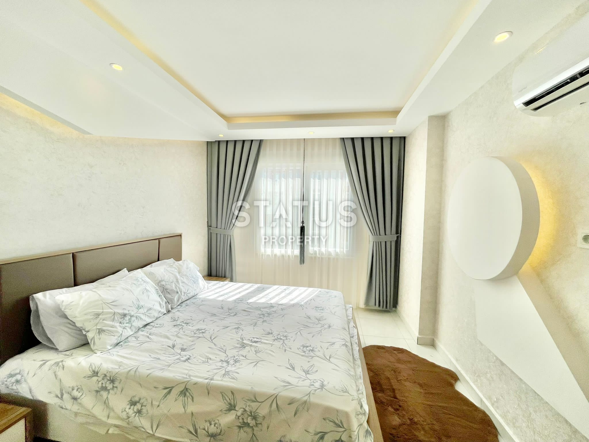 Comfortable apartment 1+1 with sea and mountain views, 65 m2 in Mahmutlar. фото 15