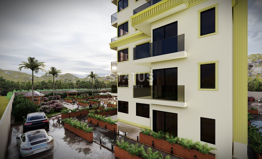 Комплекс на этапе строительства с панорамными видами в Махмутларе. Апартаменты от 54 м2. фото 4