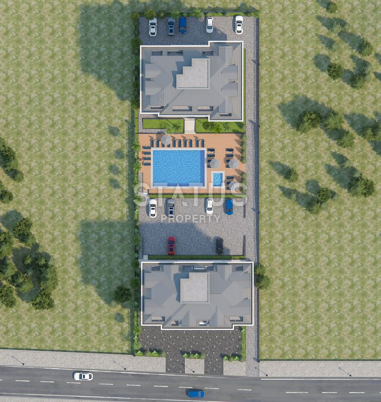 Complex at the excavation stage just 200 m from the beach in Kargicak. Apartments of different layouts from 65 m2. фото 14