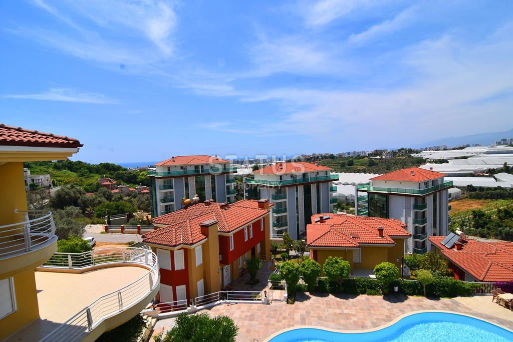 Villa-townhouse 3+1 with sea view, 270 m2. Kargicak, Alanya. фото 4