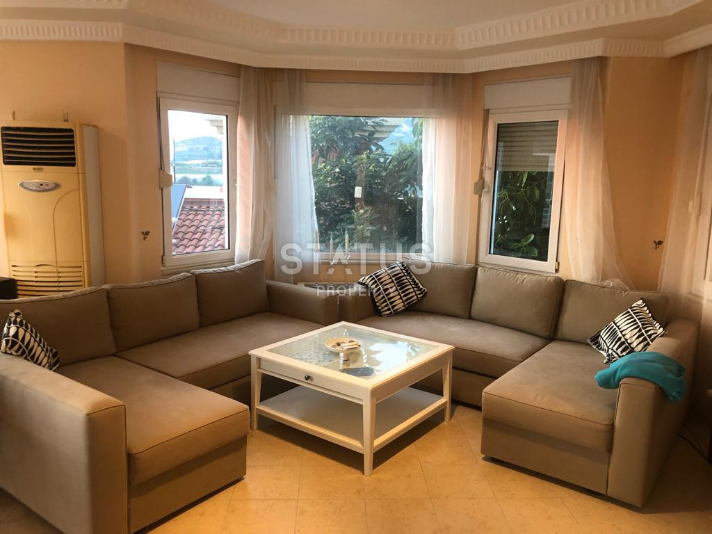 Villa-townhouse 3+1 with sea view, 270 m2. Kargicak, Alanya. фото 6