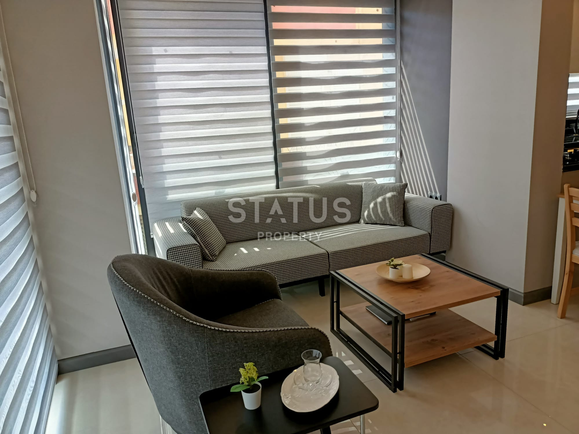 Апартаменты 1+1, пентхаусы 3+1 и 4+1 в новом комплексе в 200 метрах от пляжа. Центр, Алания. фото 6