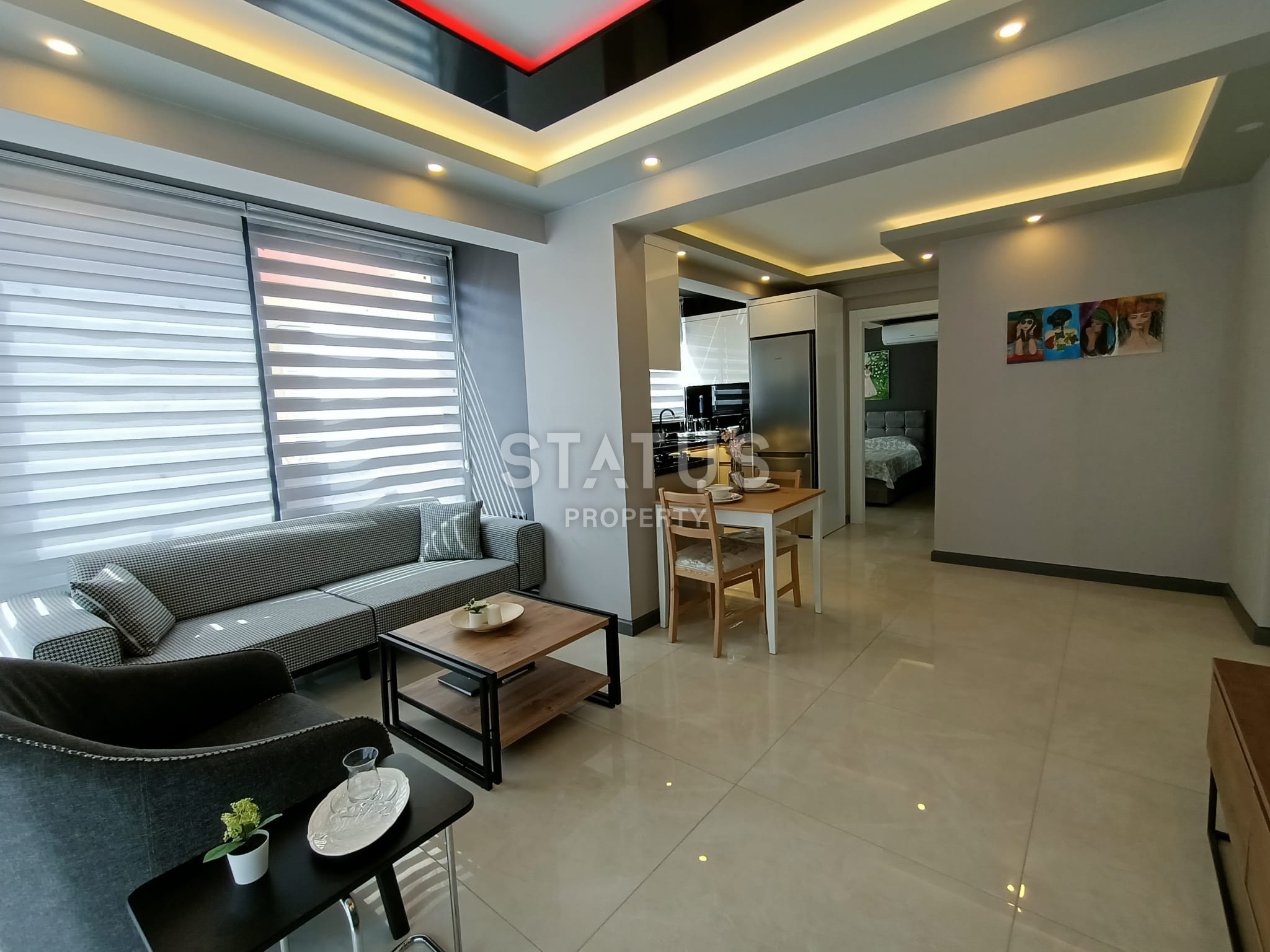 Апартаменты 1+1, пентхаусы 3+1 и 4+1 в новом комплексе в 200 метрах от пляжа. Центр, Алания. фото 7