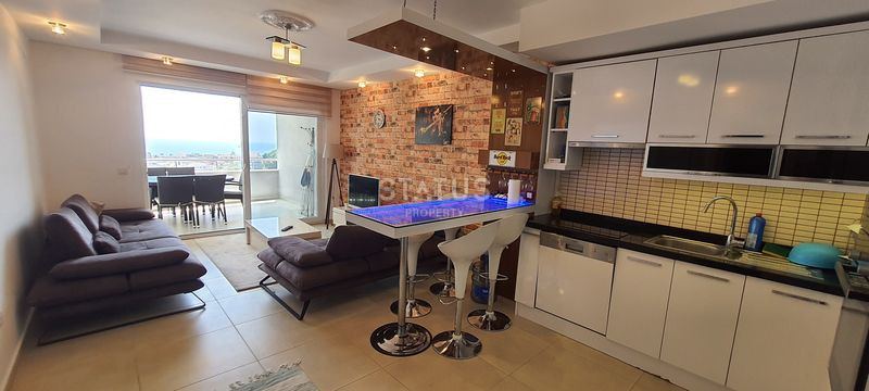 Квартира 1+1, с видом на море в Джикджилли, 80 кв.м. фото 9