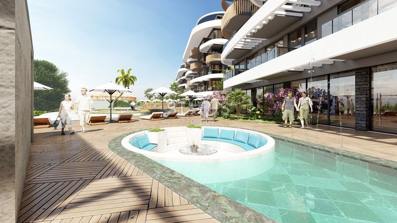 Шикарный эксклюзивный проект с апартаментами 1+1, 2+1, пентхаусами и садовыми дуплексами. Кестель, Алания. фото 16