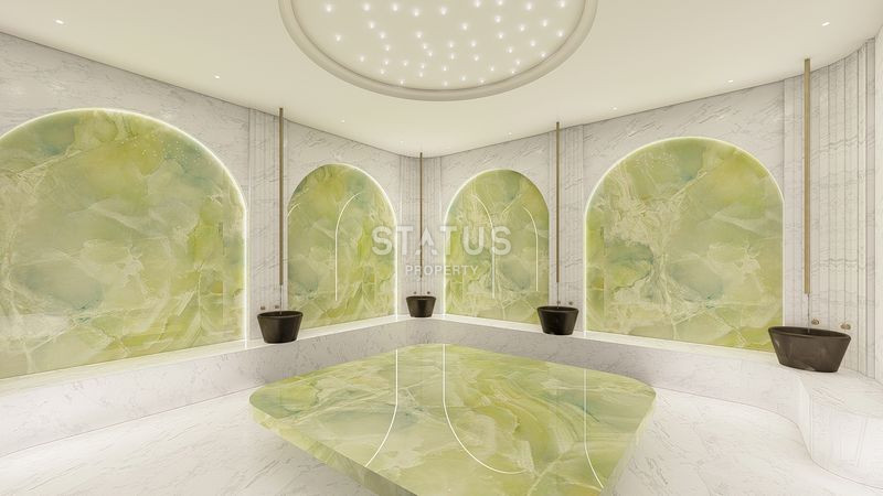 Шикарный эксклюзивный проект с апартаментами 1+1, 2+1, пентхаусами и садовыми дуплексами. Кестель, Алания. фото 40