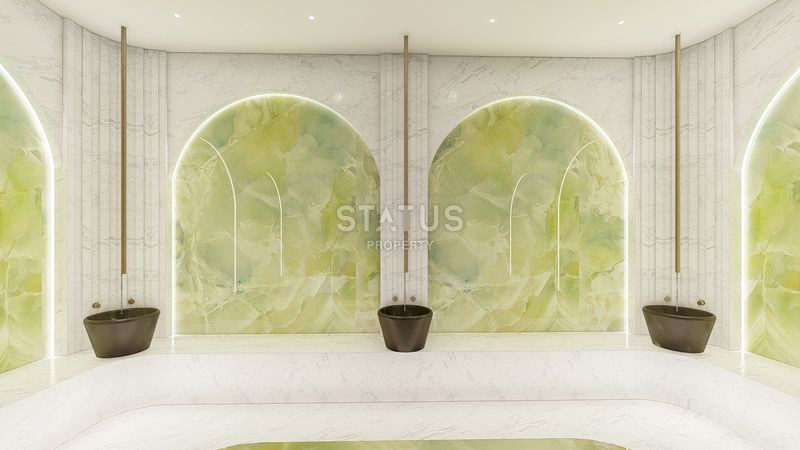 Шикарный эксклюзивный проект с апартаментами 1+1, 2+1, пентхаусами и садовыми дуплексами. Кестель, Алания. фото 41