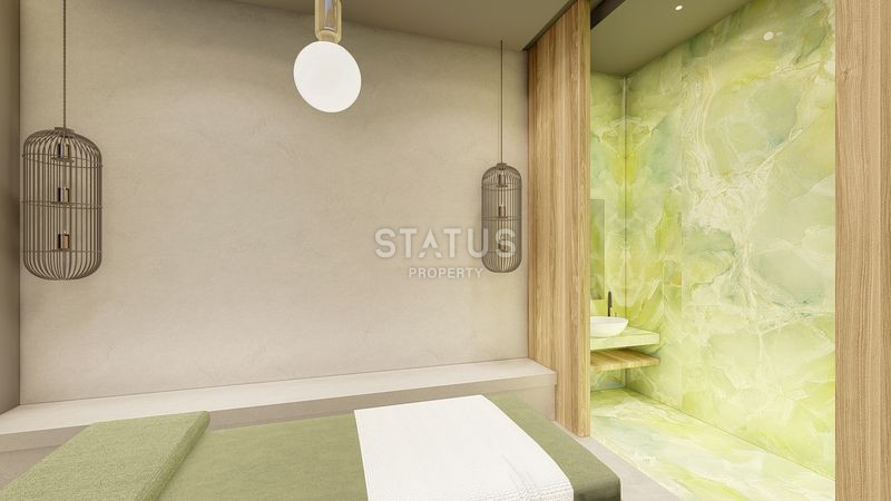 Шикарный эксклюзивный проект с апартаментами 1+1, 2+1, пентхаусами и садовыми дуплексами. Кестель, Алания. фото 45