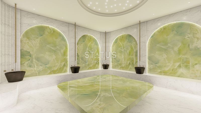 Шикарный эксклюзивный проект с апартаментами 1+1, 2+1, пентхаусами и садовыми дуплексами. Кестель, Алания. фото 49