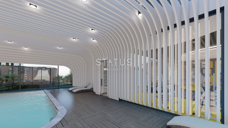 Шикарный эксклюзивный проект с апартаментами 1+1, 2+1, пентхаусами и садовыми дуплексами. Кестель, Алания. фото 60