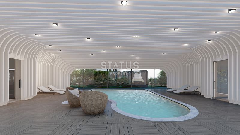 Шикарный эксклюзивный проект с апартаментами 1+1, 2+1, пентхаусами и садовыми дуплексами. Кестель, Алания. фото 62