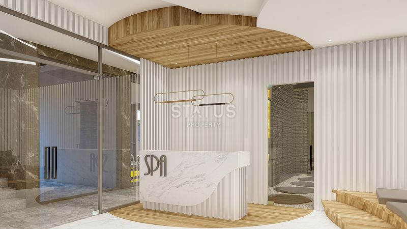 Шикарный эксклюзивный проект с апартаментами 1+1, 2+1, пентхаусами и садовыми дуплексами. Кестель, Алания. фото 70