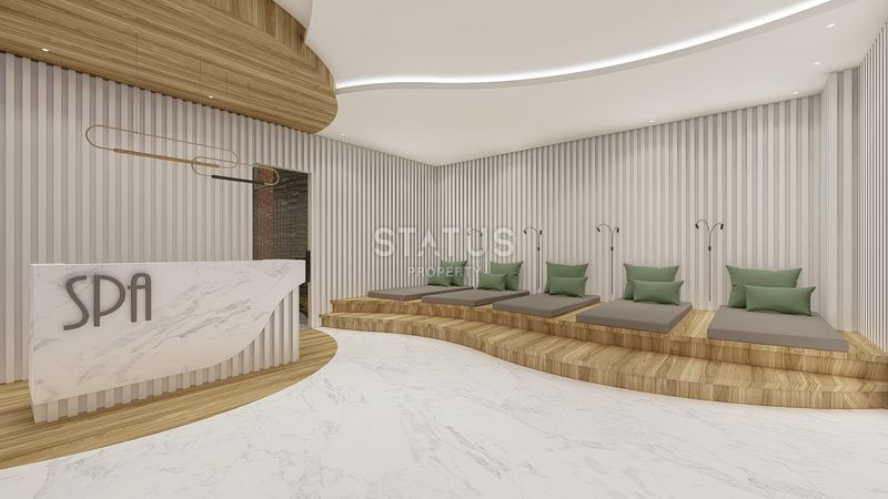 Шикарный эксклюзивный проект с апартаментами 1+1, 2+1, пентхаусами и садовыми дуплексами. Кестель, Алания. фото 72