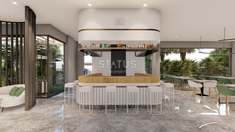 Шикарный эксклюзивный проект с апартаментами 1+1, 2+1, пентхаусами и садовыми дуплексами. Кестель, Алания. фото 80