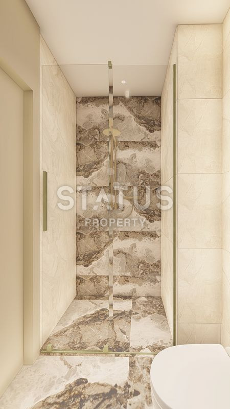 Шикарный эксклюзивный проект с апартаментами 1+1, 2+1, пентхаусами и садовыми дуплексами. Кестель, Алания. фото 90