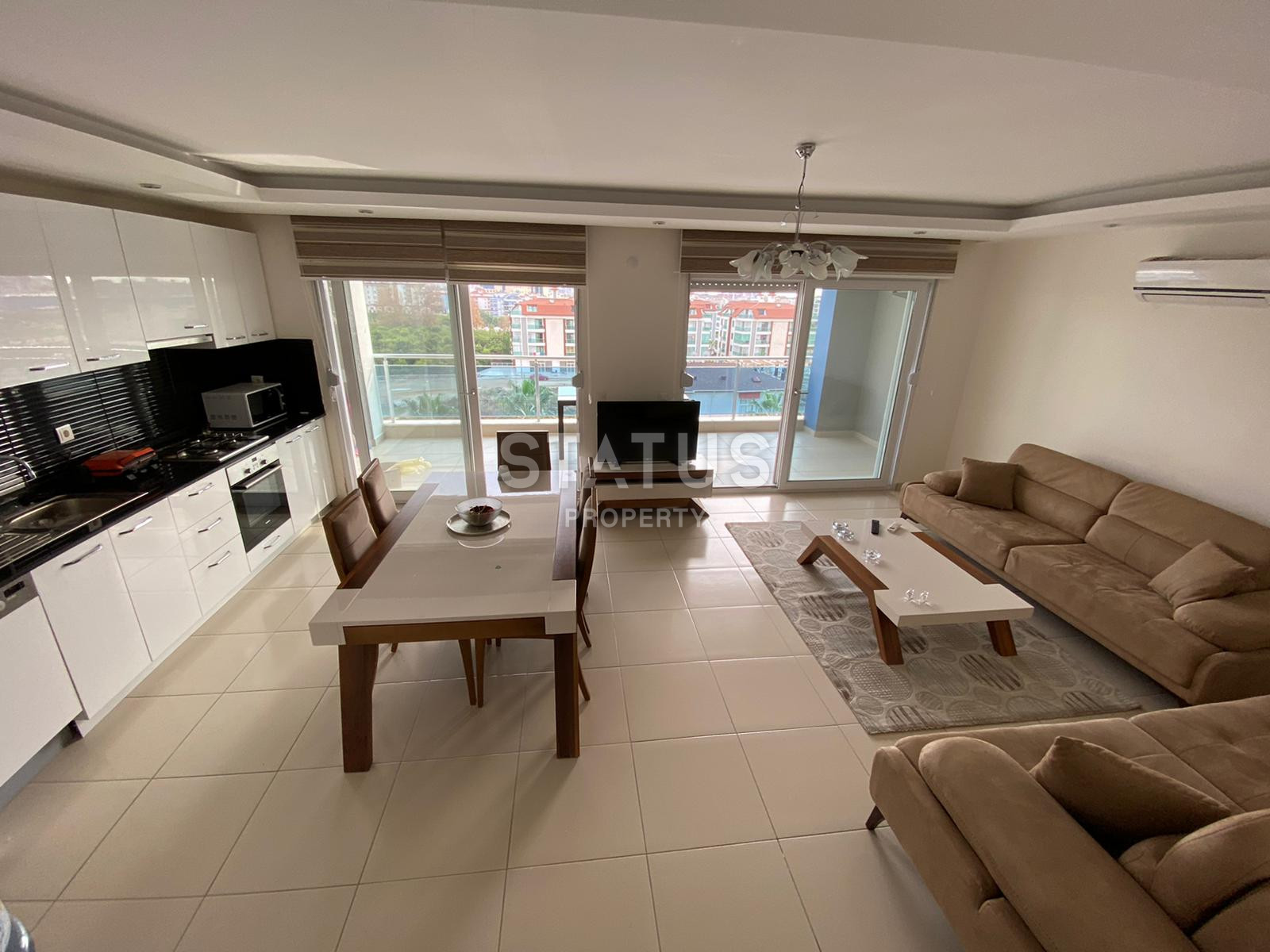 Двухуровневая квартира 2+1 в элитном комплексе, 125 м2. Джикджилли, Алания. фото 13