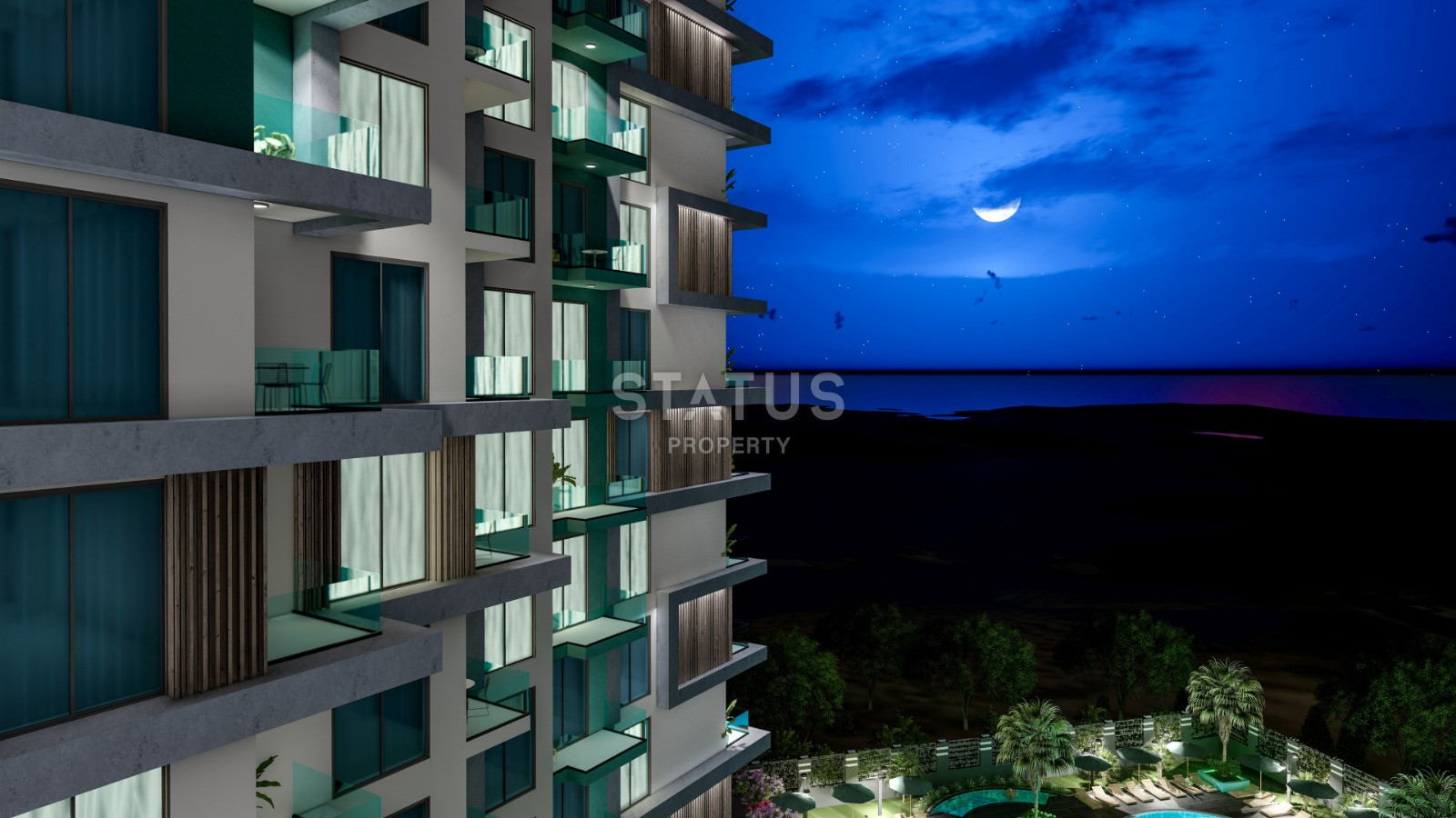 Элитный проект с видом на море в Махмутларе. Апартаменты 1+1, 2+1, 3+1 и 5+1 от 51 м2. фото 4