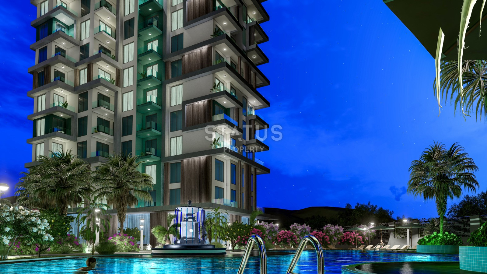 Элитный проект с видом на море в Махмутларе. Апартаменты 1+1, 2+1, 3+1 и 5+1 от 51 м2. фото 10