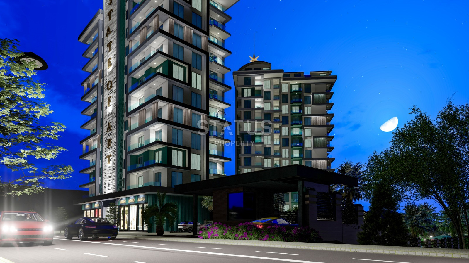 Элитный проект с видом на море в Махмутларе. Апартаменты 1+1, 2+1, 3+1 и 5+1 от 51 м2. фото 16