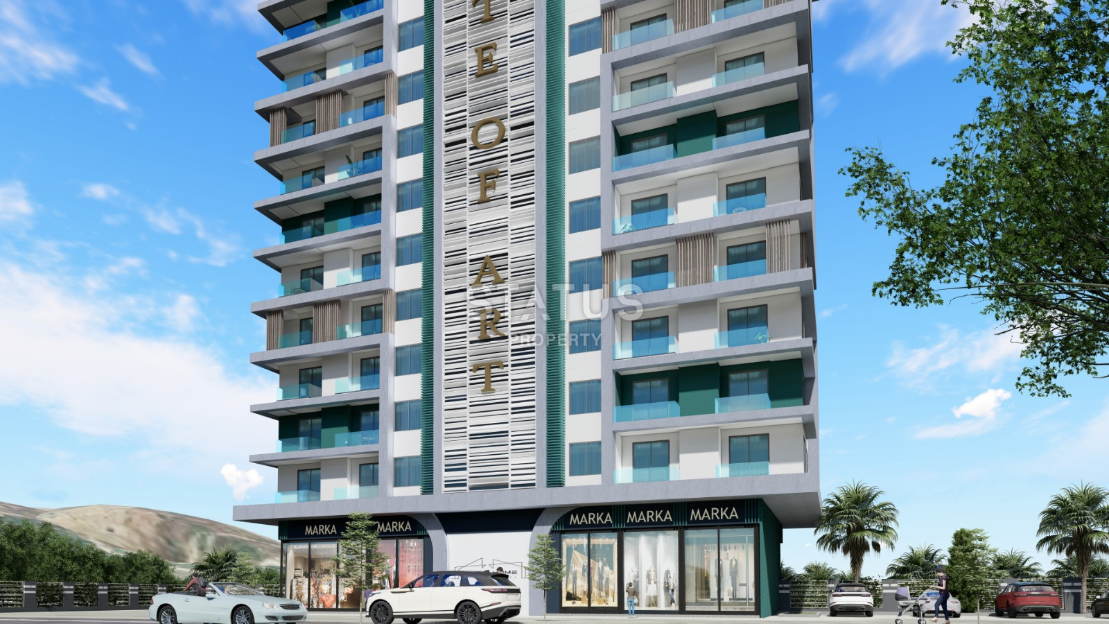 Элитный проект с видом на море в Махмутларе. Апартаменты 1+1, 2+1, 3+1 и 5+1 от 51 м2. фото 19